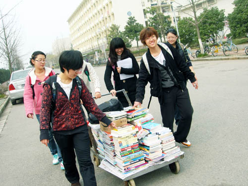 畢業(yè)后圖書最終流向哪里？